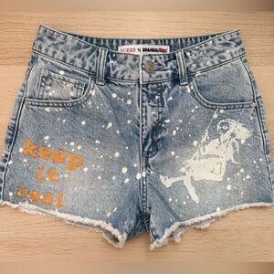 Guess Blue Denim Shorts